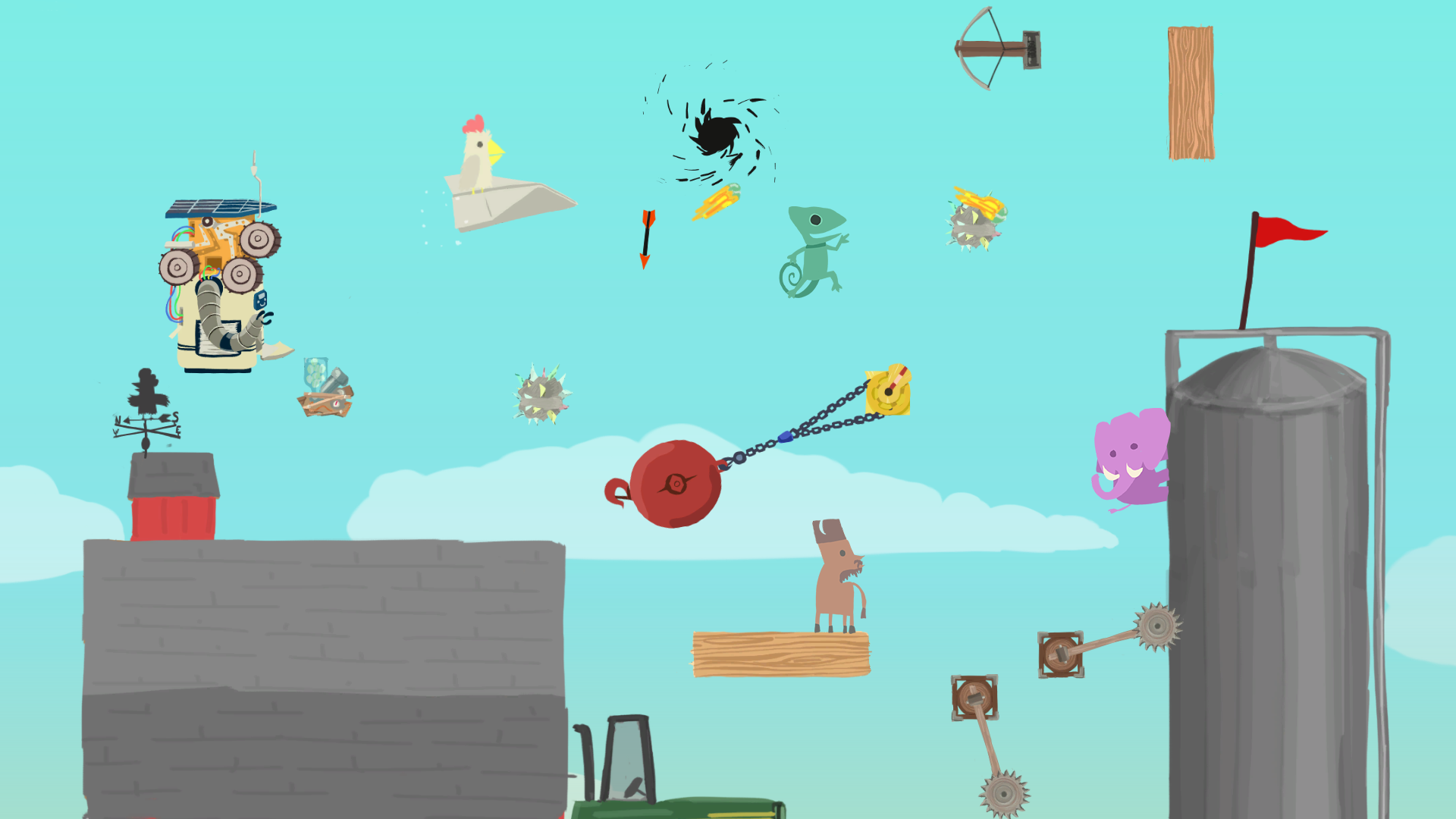 Ultimate Chicken Horse nos llega a Nintendo Switch en formato físico